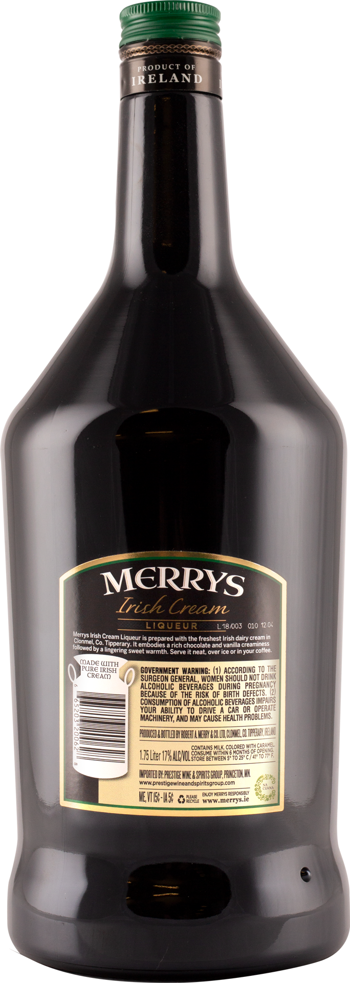 slide 3 of 3, Merrys Irish Cream, 1.75 liter
