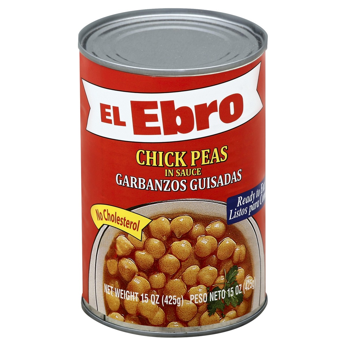 slide 2 of 3, El Ebro Chickpeas 15 oz, 15 oz