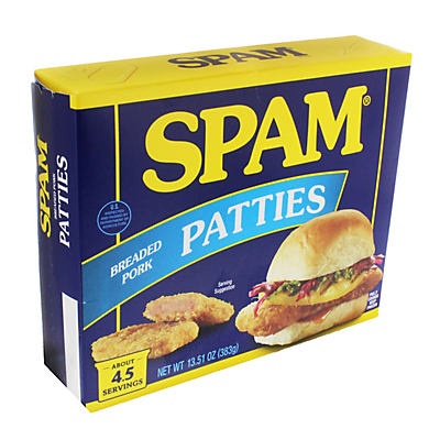 slide 1 of 1, Spam Slices Breaded Patties, 13.51 oz