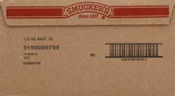 Smucker's Assortment #3, 1/2 oz Plastic Portion Control Cup, 200 Count Case