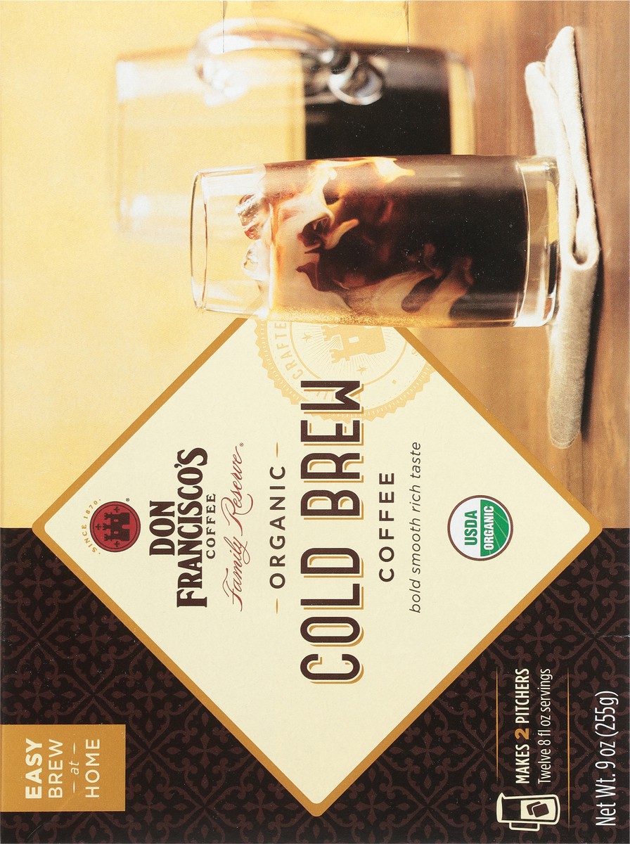 slide 12 of 14, Don Francisco's Family Reserve Cold Brew Organic Coffee - 9 oz, 9 oz