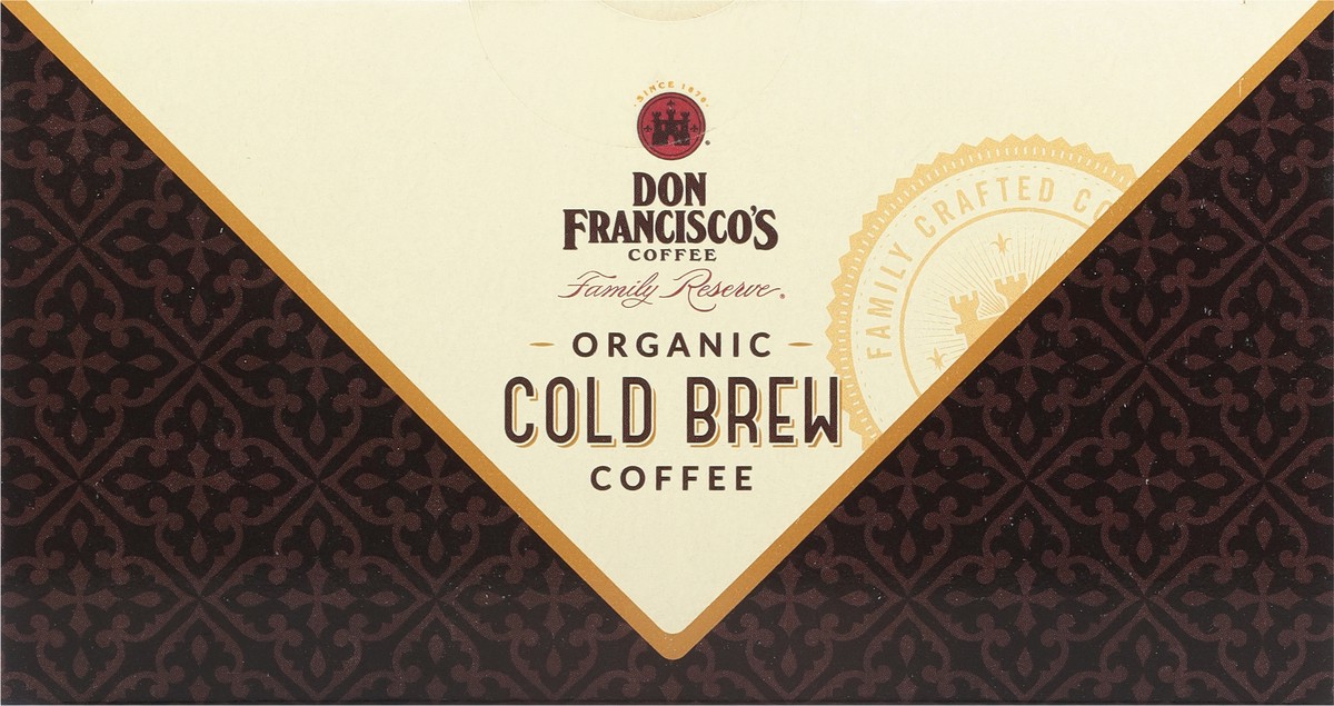 slide 8 of 14, Don Francisco's Family Reserve Cold Brew Organic Coffee - 9 oz, 9 oz