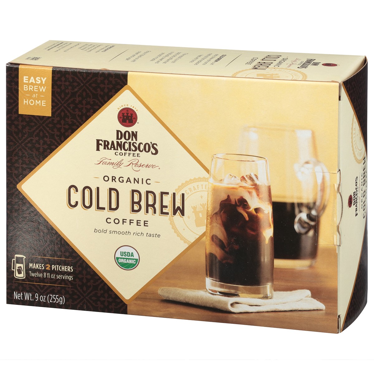 slide 4 of 14, Don Francisco's Family Reserve Cold Brew Organic Coffee - 9 oz, 9 oz