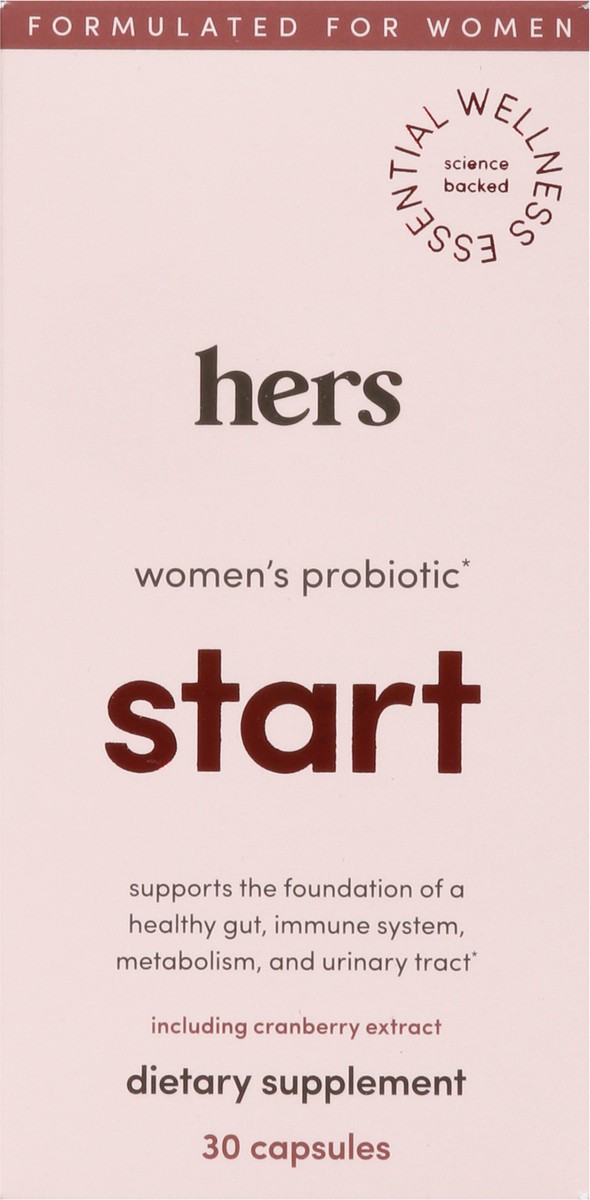 slide 8 of 9, Hers Start Women's Probiotic 30 Capsules, 30 ct