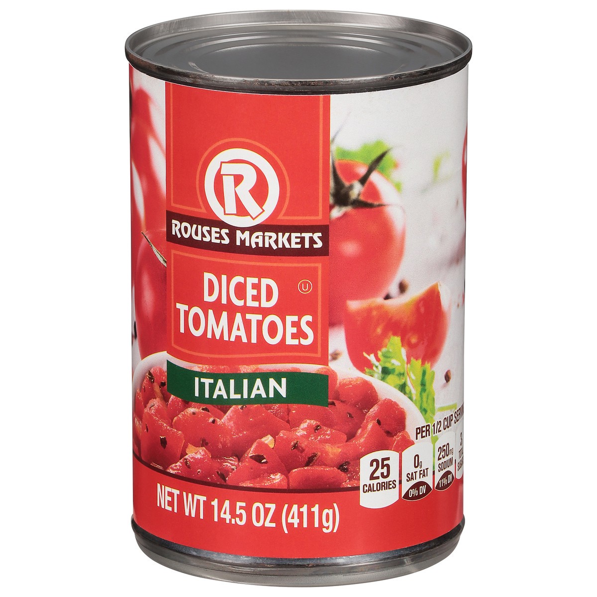 slide 6 of 11, Rouses Markets Italian Diced Tomatoes 14.5 oz, 14.5 oz