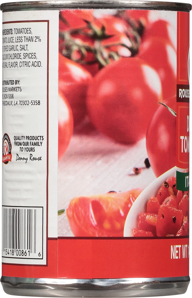 slide 2 of 11, Rouses Markets Italian Diced Tomatoes 14.5 oz, 14.5 oz