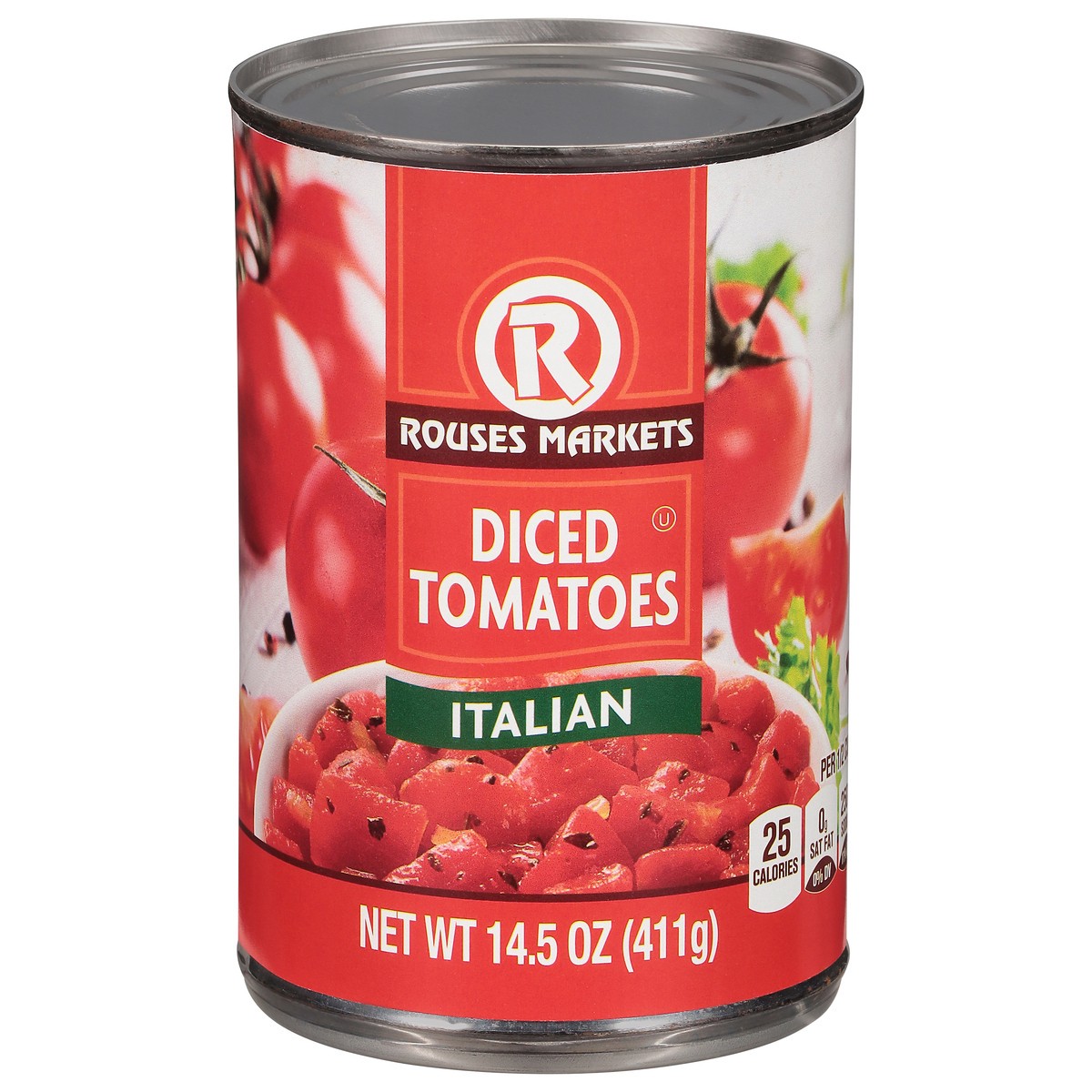 slide 10 of 11, Rouses Markets Italian Diced Tomatoes 14.5 oz, 14.5 oz