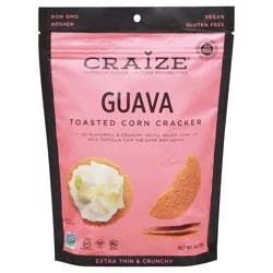 Craize Guava Toasted Snack Crackers 4 oz