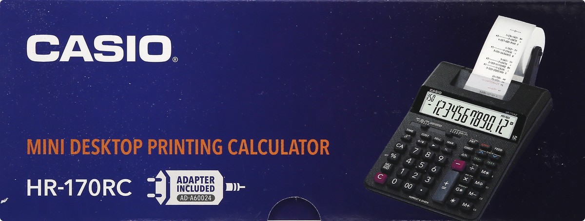 slide 3 of 9, Casio Printing Calculator, 1 ct