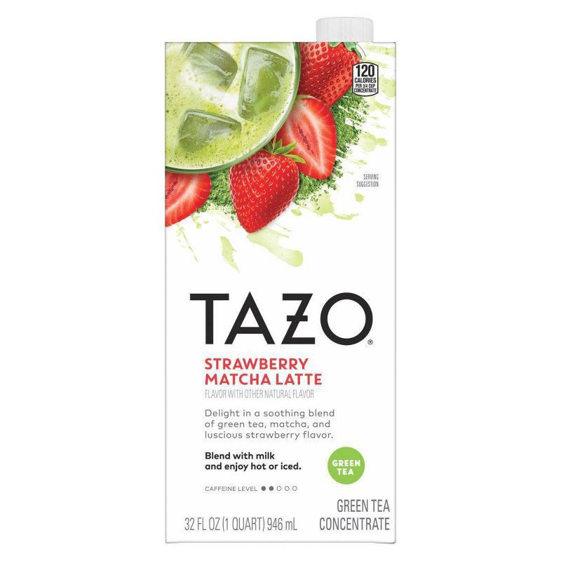 slide 1 of 4, TAZO Strawberry Matcha Liquid Concentrate, 32 fl oz