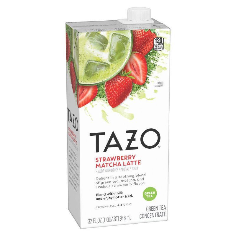 slide 2 of 4, TAZO Strawberry Matcha Liquid Concentrate, 32 fl oz