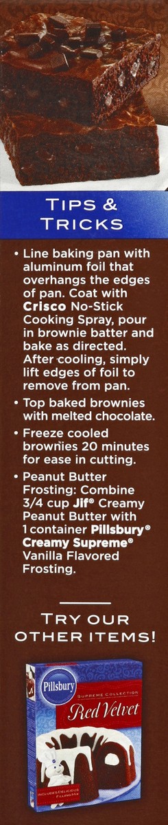 slide 4 of 6, Pillsbury Chocolate Chunk Premium Brownie Mix, 15.5 oz