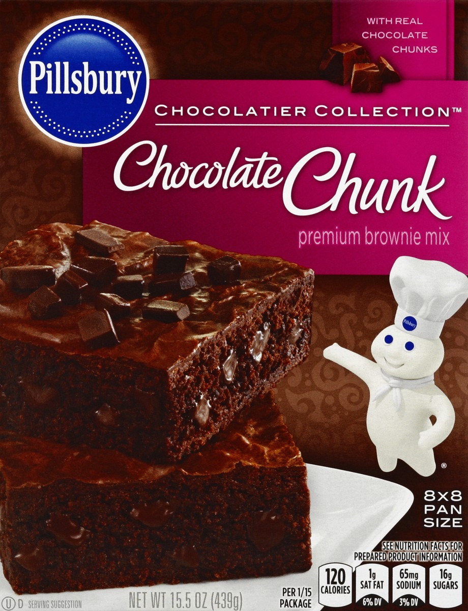 slide 6 of 6, Pillsbury Chocolate Chunk Premium Brownie Mix, 15.5 oz