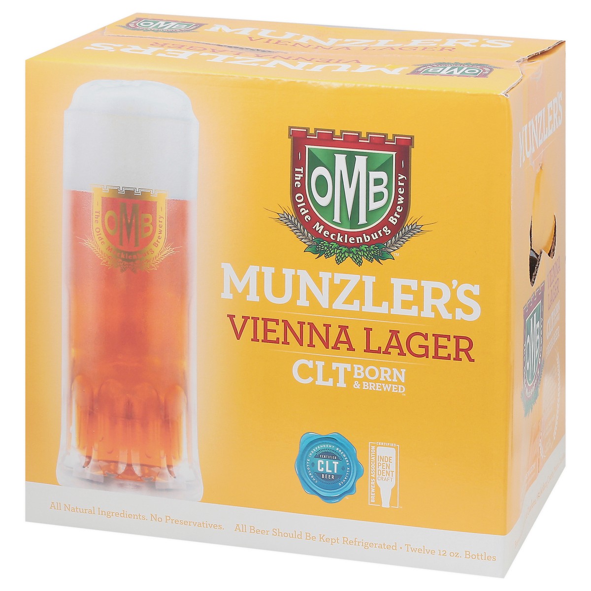 slide 9 of 9, The Olde Mecklenburg Brewery Vienna Lager Munzler's Beer 12 - 12 oz Bottles, 12 ct; 12 oz