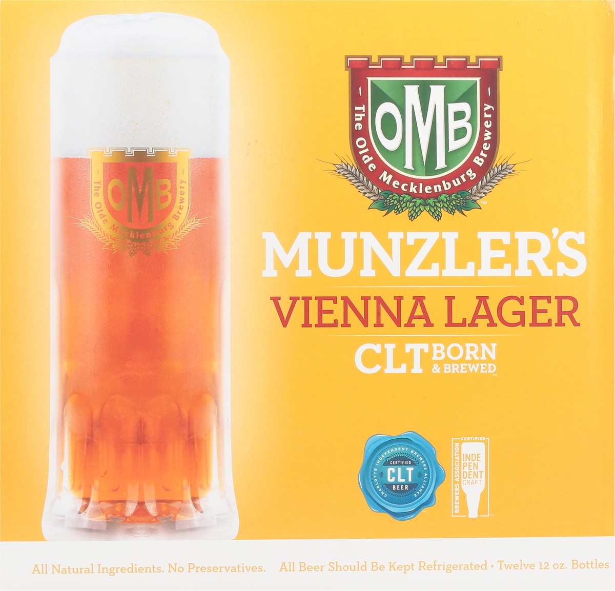 slide 3 of 9, The Olde Mecklenburg Brewery Vienna Lager Munzler's Beer 12 - 12 oz Bottles, 12 ct; 12 oz
