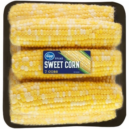 slide 1 of 2, Kroger Packaged Sweet Corn, 7 ct