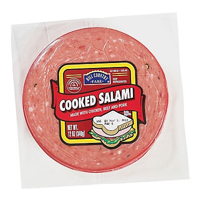 slide 1 of 1, Hill Country Fare Cooked Salami, 12 oz