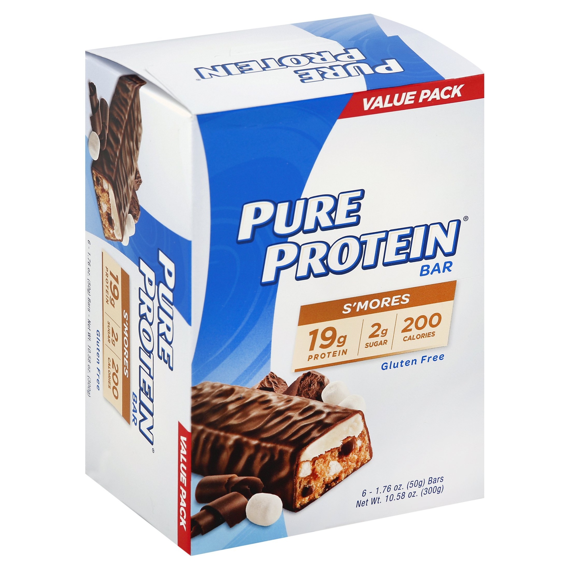 slide 1 of 1, Pure Protein Protein Bar 6 ea, 6 ct