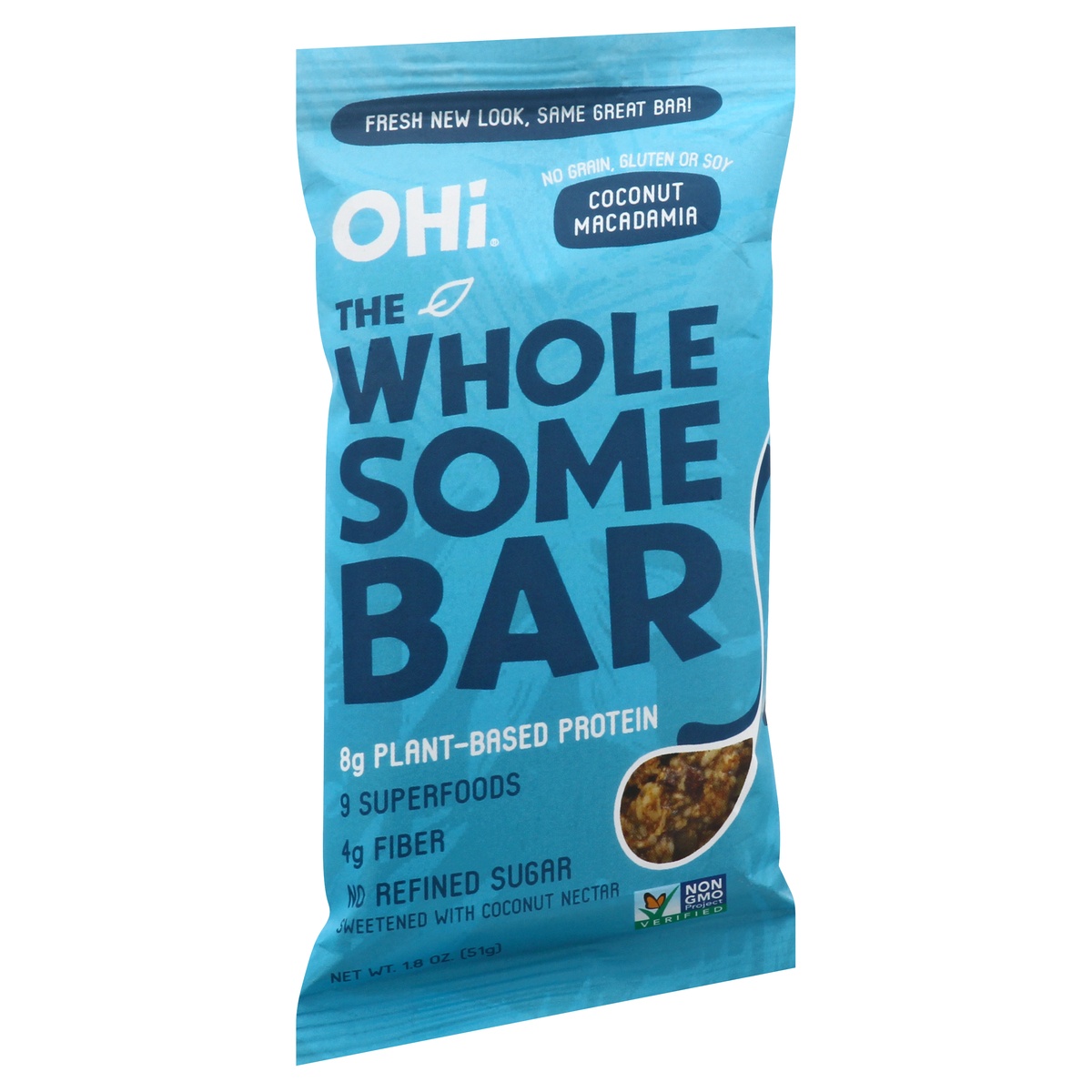 slide 2 of 10, OHi Chocolate Espresso Superfood Bar, 1.8 oz