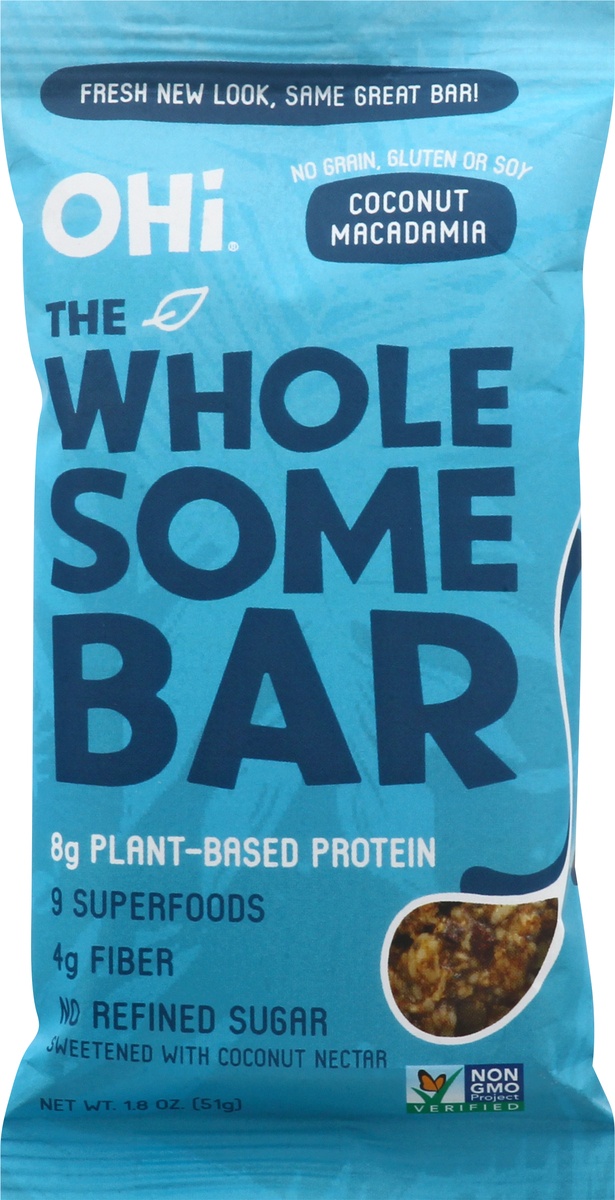 slide 9 of 10, OHi Chocolate Espresso Superfood Bar, 1.8 oz