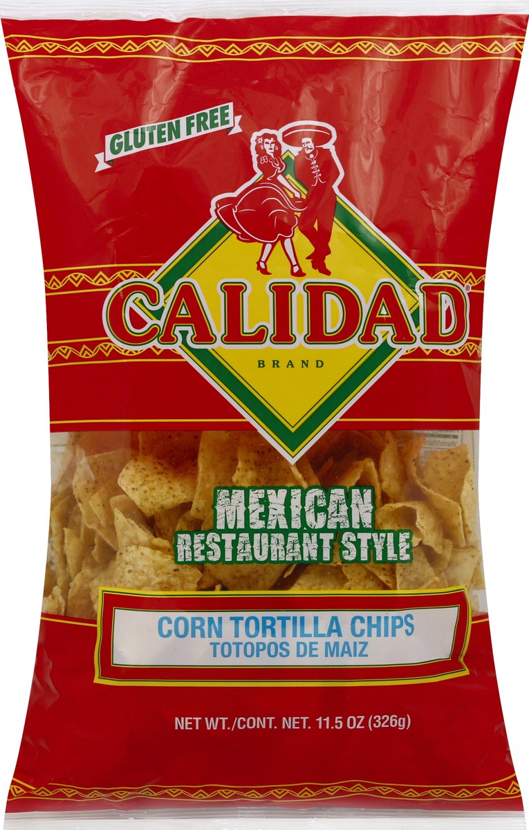 slide 4 of 5, Calidad Tortilla Chips 11.5 oz, 11.5 oz