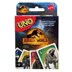 Mattel Uno Jurassic World Dominion Card Game