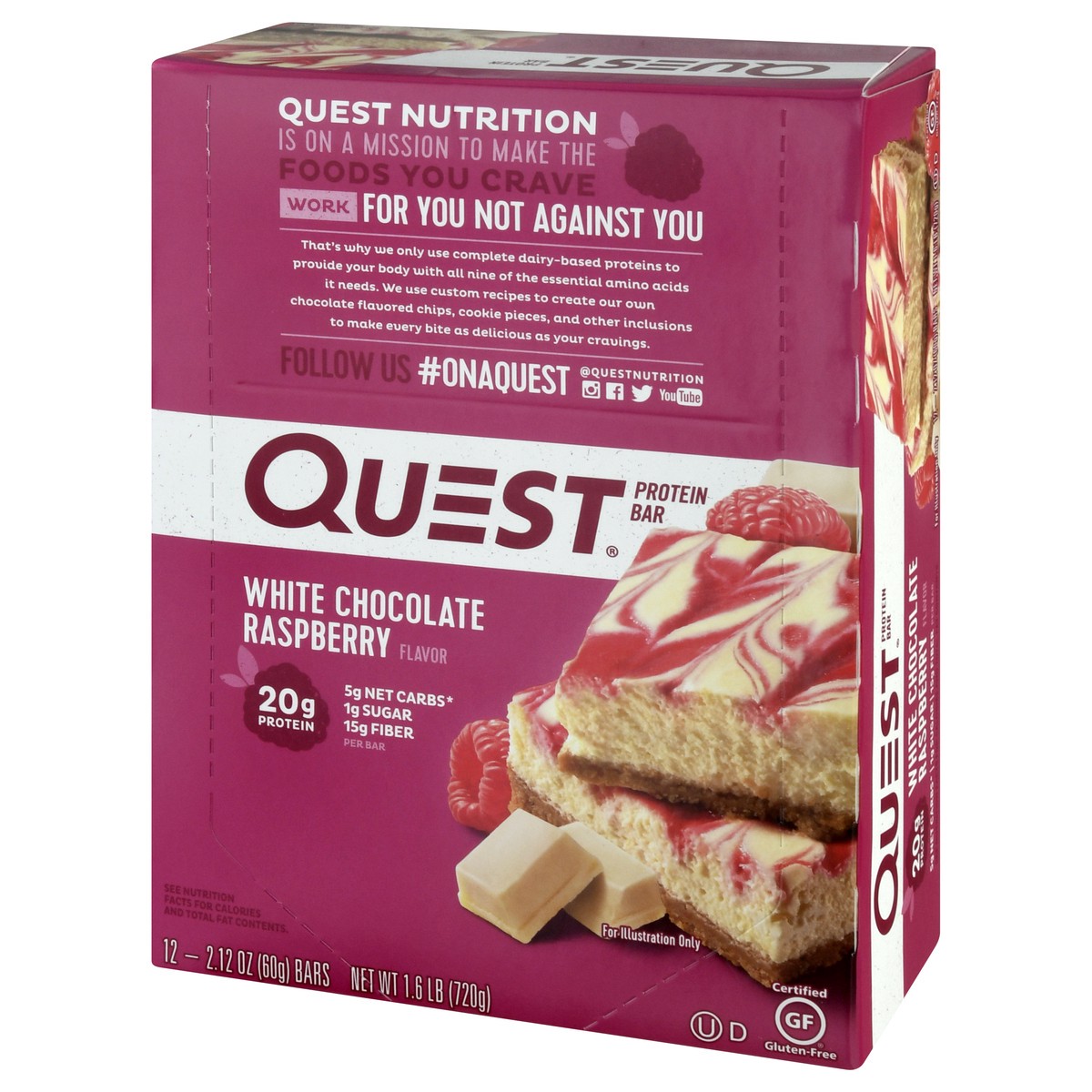 slide 3 of 9, Quest Protein Bar, 12 ct