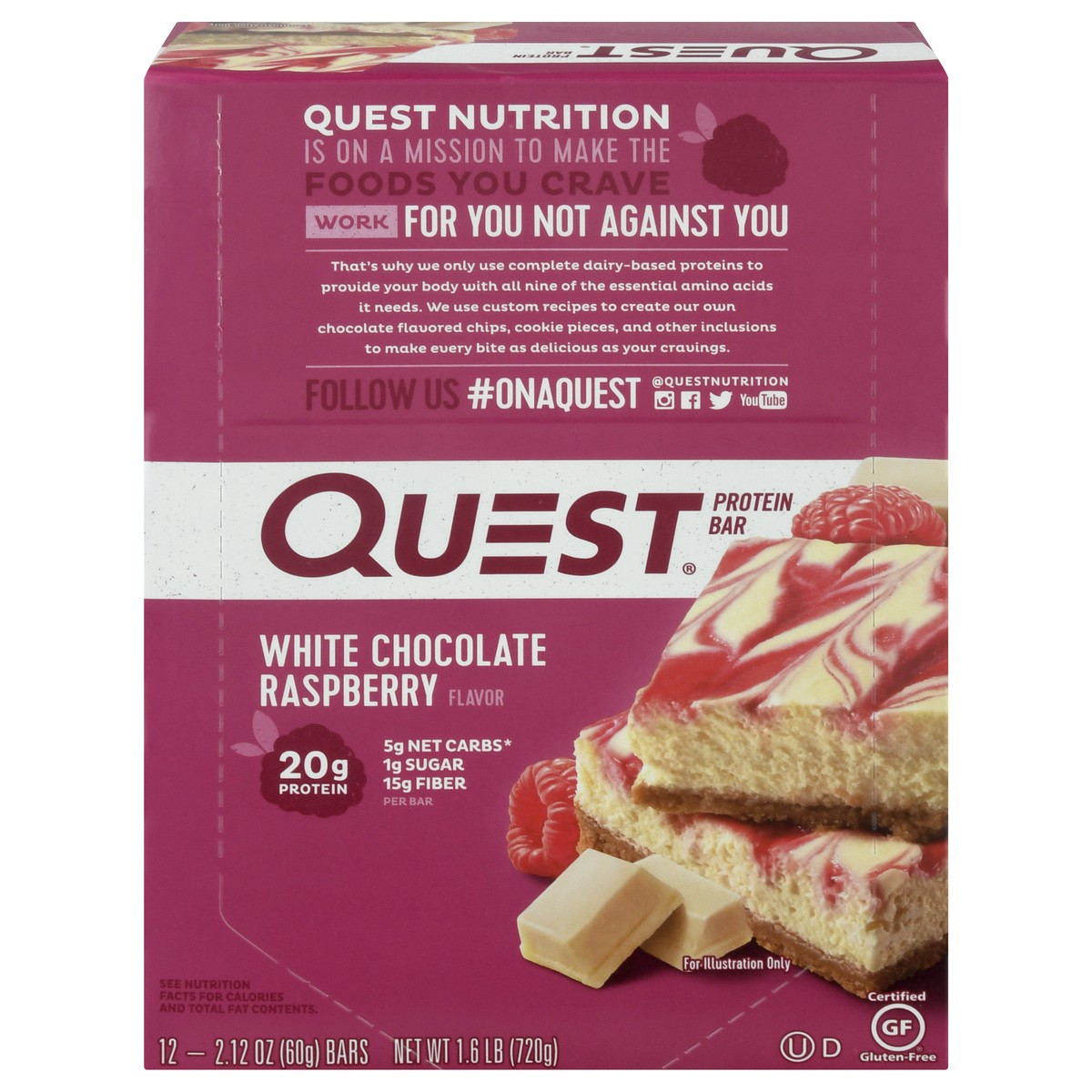 slide 1 of 9, Quest Protein Bar, 12 ct