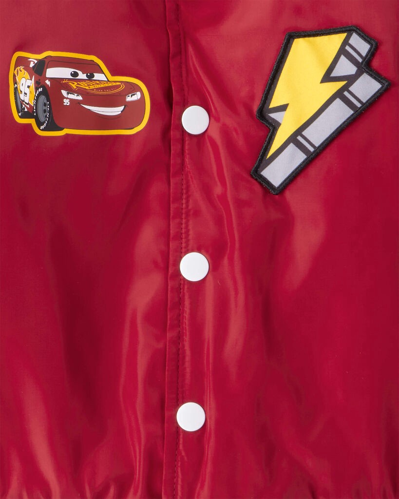slide 2 of 5, Carter's Carters Toddler Boy ©Disney/Pixar Cars Long-Sleeve Bomber Fashion Jacket - Red Red 5T, 1 ct