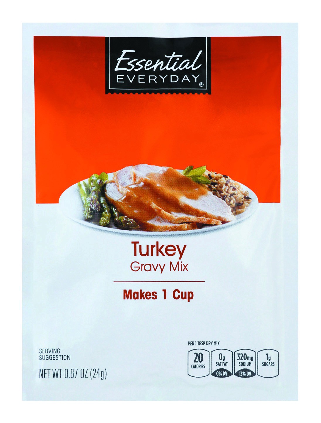 slide 1 of 1, Essential Everyday Turkey Gravy Mix, 0.87 oz