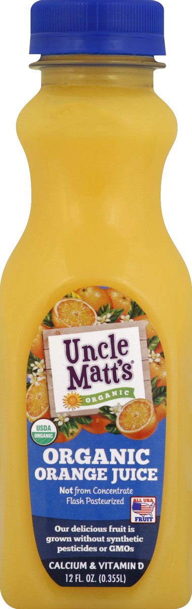 slide 4 of 4, Uncle Matt's Orange Juice 12 oz, 12 oz