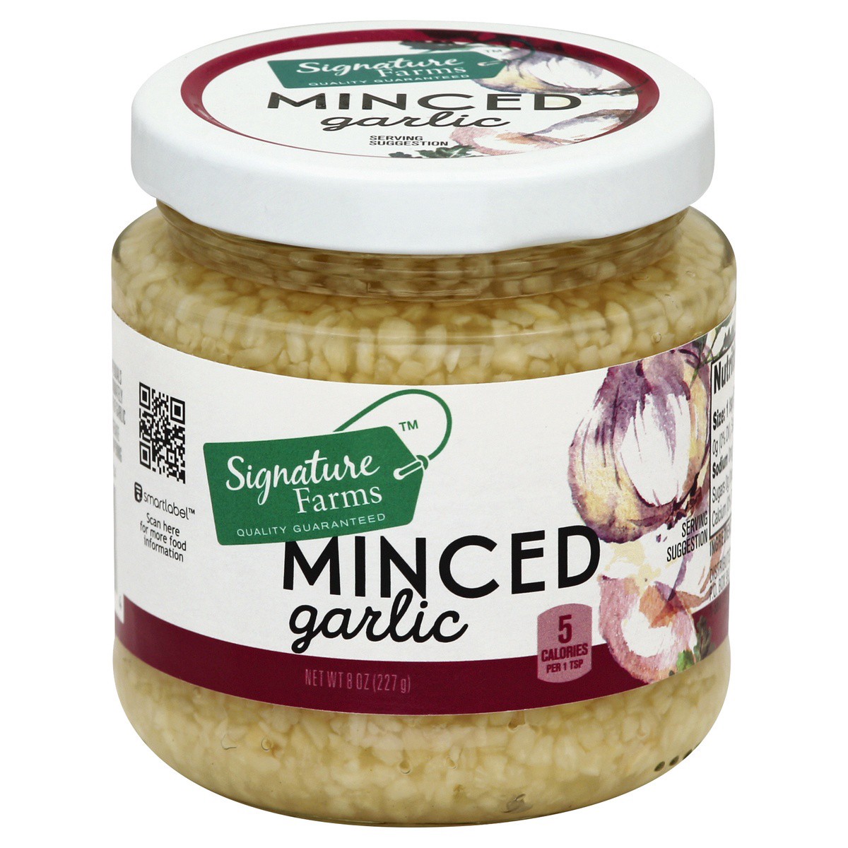 slide 1 of 2, Signature Kitchens Minced Garlic, 8 oz