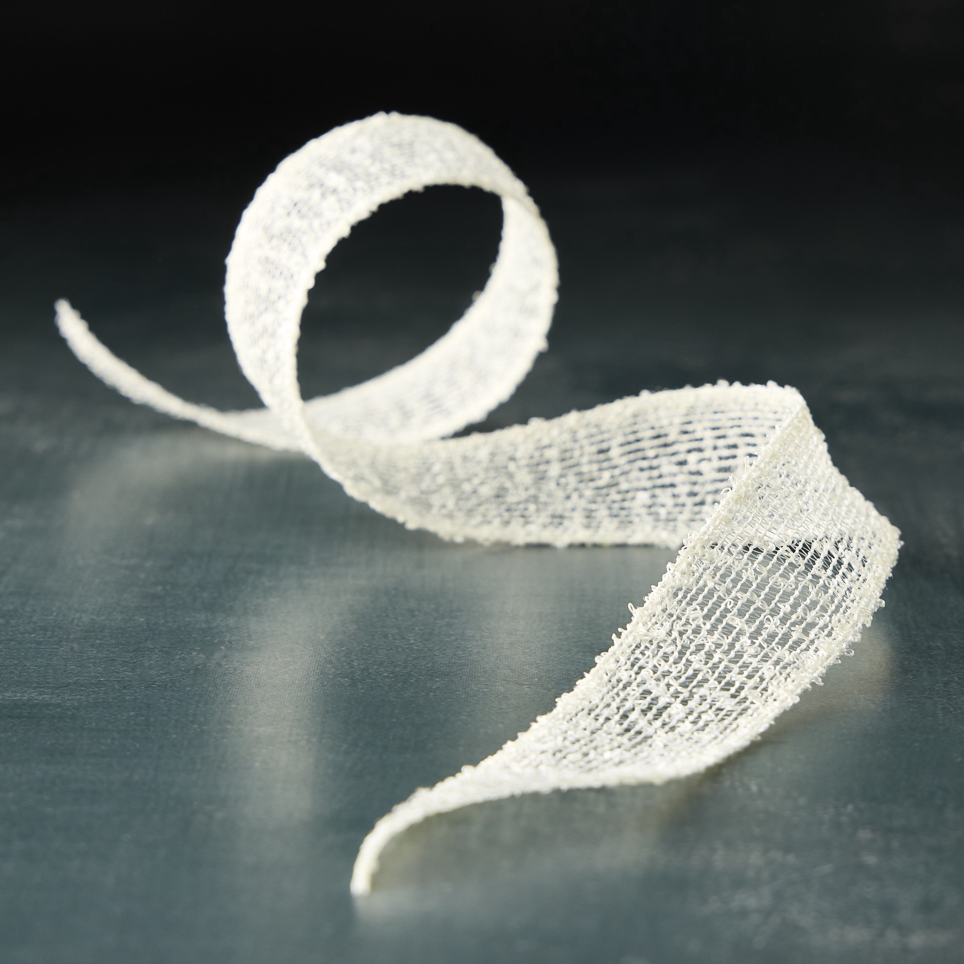 slide 2 of 2, 1" X 5yd. Light Yellow Mesh Ribbon By Celebrate It Classic, 1 in x 5 yd