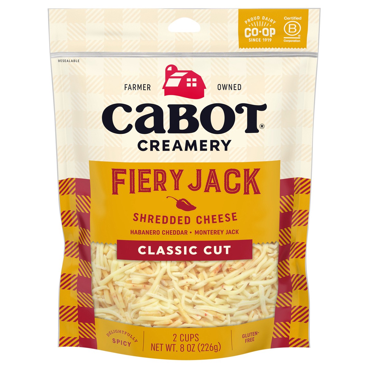 slide 1 of 3, 12/8Oz Fiery Jack Shred, 8 oz
