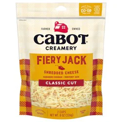 Cabot Fiery Jack Shredded Cheese - 8 oz