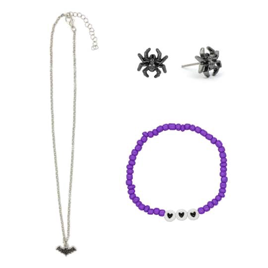 slide 1 of 3, Sweet & Spooky Jewelry Set By Celebrate It, 1 ct