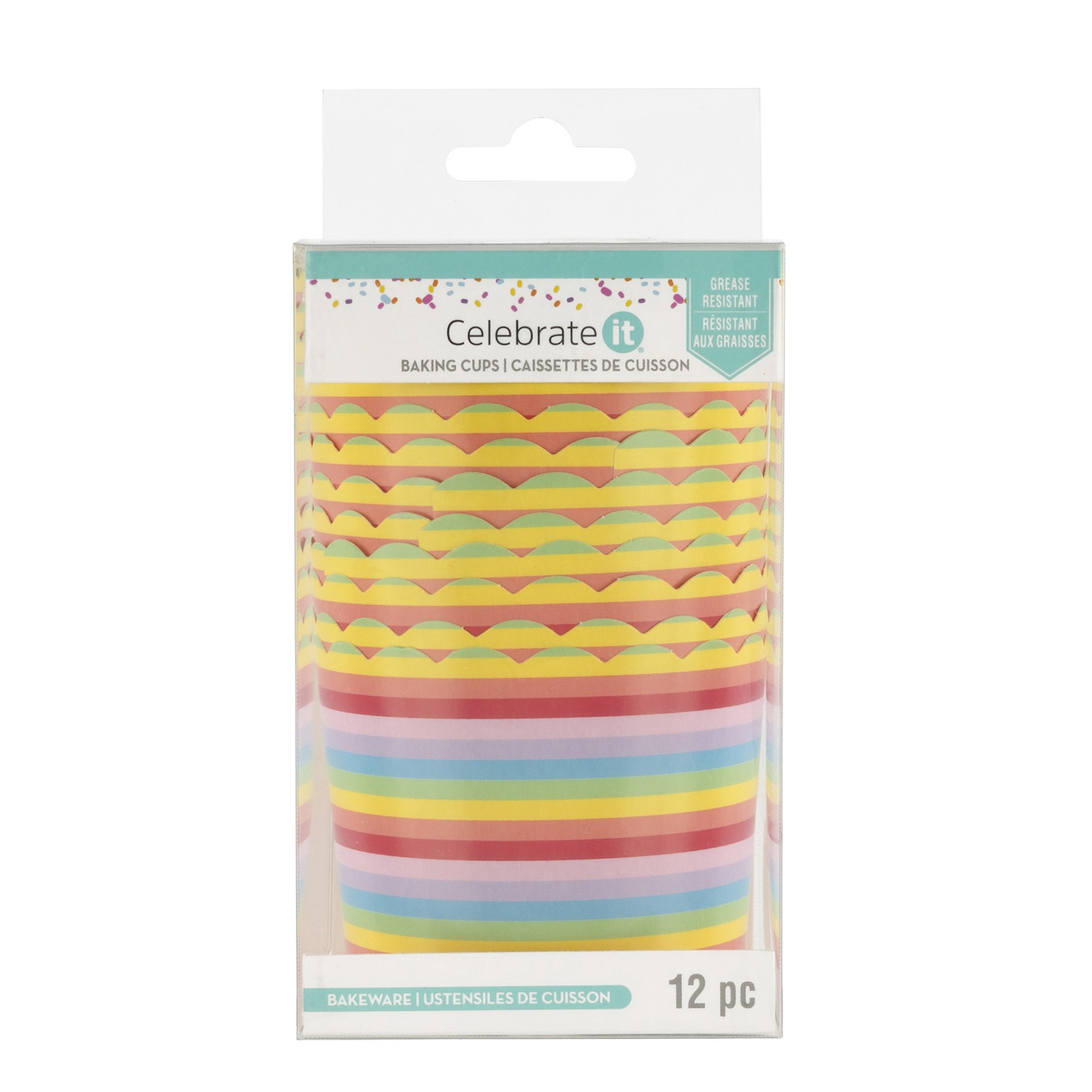 slide 2 of 2, Rainbow Baking Cups By Celebrate It, 12ct., 12 ct