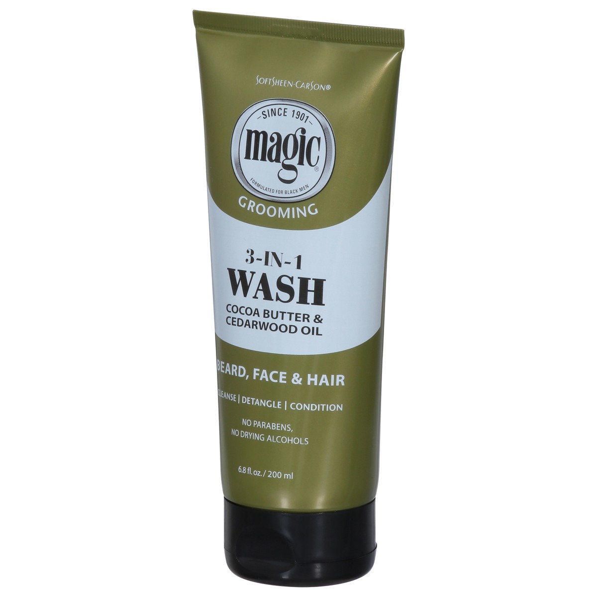 slide 3 of 9, Magic Cocoa Butter & Cedarwood Oil 3-in-1 Wash 6.8 fl oz, 6.8 oz