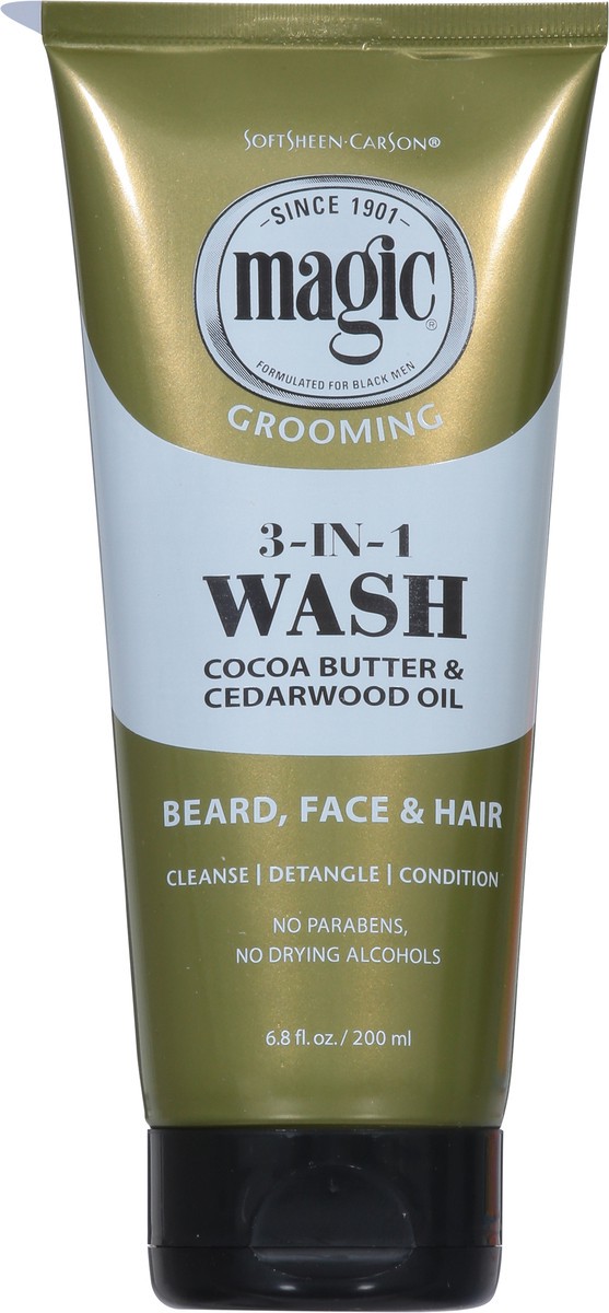 slide 4 of 9, Magic Cocoa Butter & Cedarwood Oil 3-in-1 Wash 6.8 fl oz, 6.8 oz