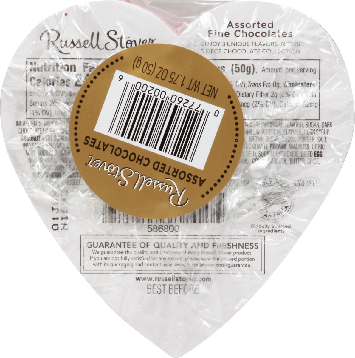 slide 2 of 7, Russell Stover Assorted Chocolates 1.75 oz, 1.75 oz