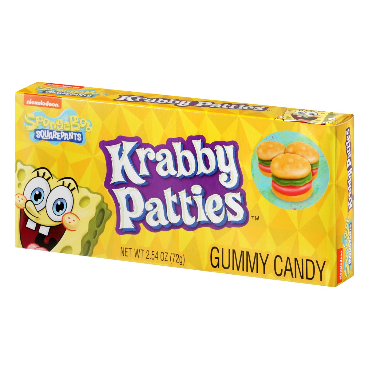 slide 7 of 13, Krabby Patties Spongebob Squarepants Gummy Candy 2.54 oz, 2.54 oz