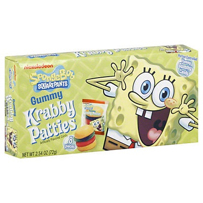 slide 1 of 1, Frankford Candy & Chocolate Company Sponge Bob Squarepants Gummy Krabby Patties, 2.54 oz