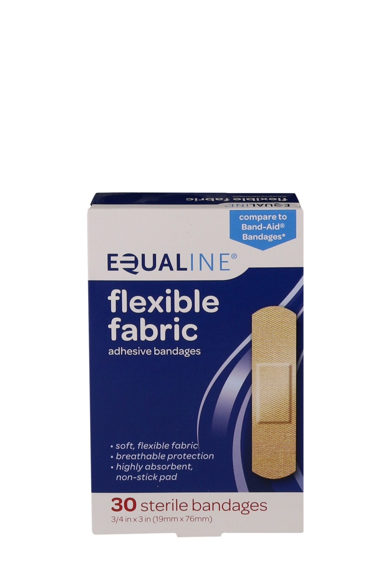 slide 1 of 1, Equaline Flex Fabric Assorted Bandages, 30 ct