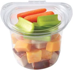 Meal Simple by H-E-B Snack Cup - Turkey, Cheese, Celery & Carrots