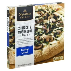 Signature Select Pizza Rising Crust Spinach & Mushroom
