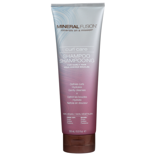 slide 1 of 1, Mineral Fusion Curl Care Shampoo, 8.5 fl oz