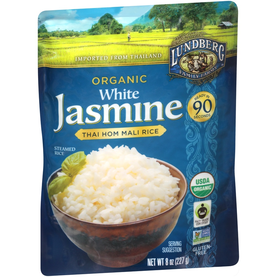 slide 2 of 8, Lundberg Family Farms Organic White Jasmine Thai Hom Mali Rice, 