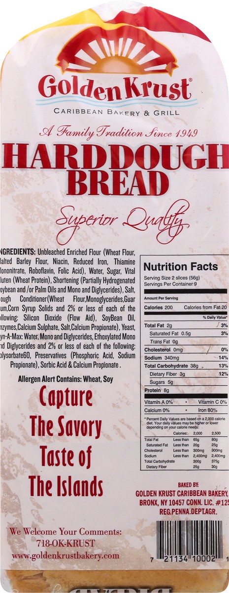 slide 7 of 9, Golden Krust Bakery Hard Dough Bread, 28 oz