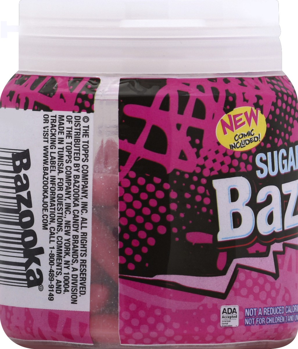 slide 3 of 6, Bazooka Bubble Gum, Sugar Free Original, 60Count To Go Cup, 60 ct