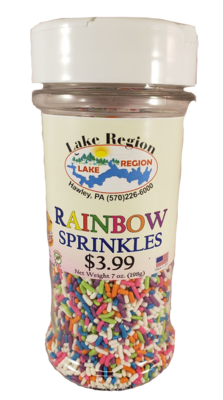 slide 1 of 1, Food For Less Rainbow Sprinkles, 7 oz